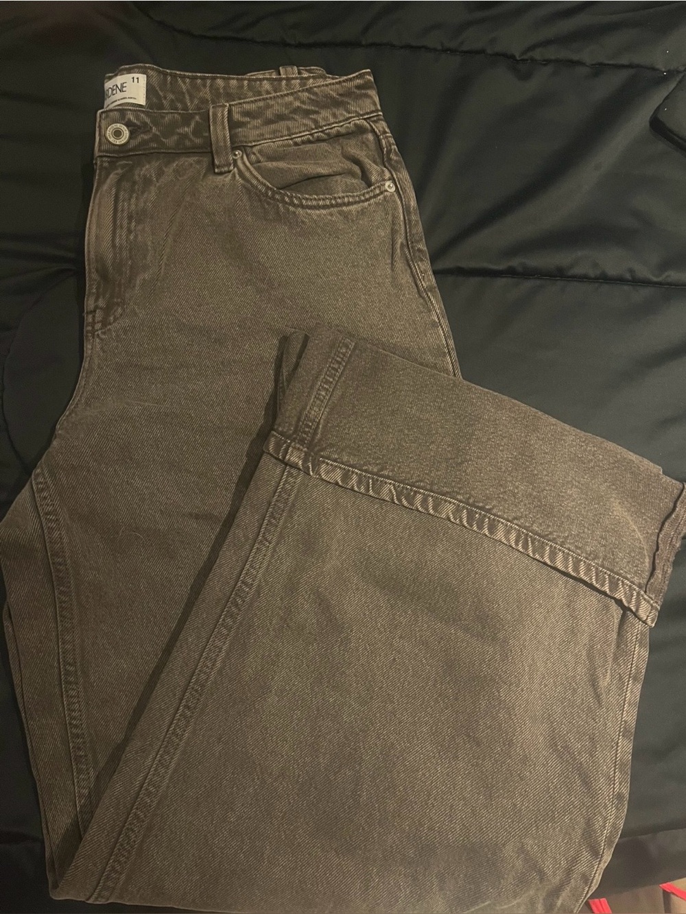 Mid-rise Straight Leg Jeans in Washed Brown 🤎NEW